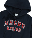 MHGRD APPLIQUE CROP HOODIE