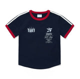 93 Track Crop Ringer T-Shirt