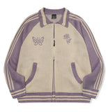 [2-WAY] Sweet Cherry Knit Zip-Up