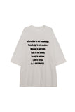 Grafia Slogan Short Sleeve T-shirt