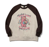 Honey Teddy Raglan Sweatshirt