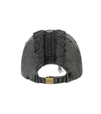 Lace Trimming Washed Cap