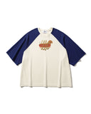 [AG] Hotdog Graphic Ringer Half Tee