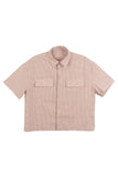 Kisa Pocket Crop Check Shirt