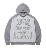 [PBA] Total Logo Applique Zip-Up Hoodie