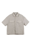 Kisa Pocket Crop Check Shirt
