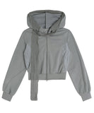 Muffler Boxer Crop Hoodie