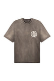 Cross Vintage Washing Over Short Sleeve T-Shirt