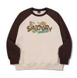 SNACK CAT Raglan Sweatshirt