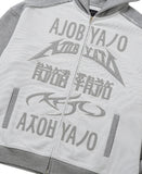 [PBA] Total Logo Applique Zip-Up Hoodie