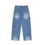 FATIGUE ZIP DENIM PANT