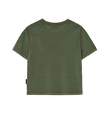 Reverse Stitch Crop T-shirt