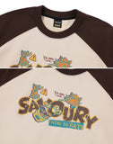 SNACK CAT Raglan Sweatshirt