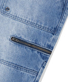 FATIGUE ZIP DENIM PANT