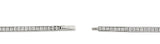 Essence Silver Square Channel Tennis Bracelet