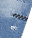 FATIGUE ZIP DENIM PANT