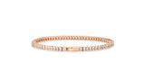 Essence Silver Square Channel Tennis Bracelet