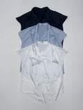 [Short Sleeve Ver.] Scott Drape Tie Blouse