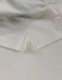 skirly button low-waist skirt