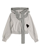 Muffler Boxer Crop Hoodie