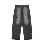 FATIGUE ZIP DENIM PANT