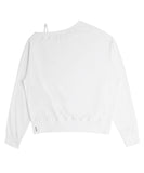 Twisted Button-Up Sweatshirt