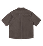 Paneled Zip-Up Shirt
