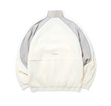 High Neck Blouson Zip-up
