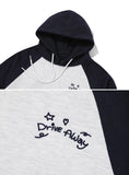 Drive Bunny Raglan Embroidered Hoodie