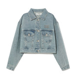 Flower Denim Jacket