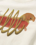 [AG] Hotdog Graphic Ringer Half Tee