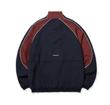 High Neck Blouson Zip-up