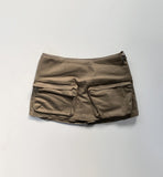 Focus y2k Zipper Cargo Skirt