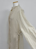 Trench Mock Neck Belted Long One Piece