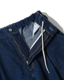 [AG] Stitch Panel Denim Balloon Pants