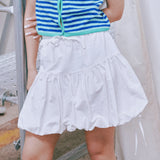SHIRRING BALLOON SKIRT