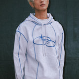 SHINING LOGO STITCH HOODIE