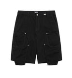 Double Knee Paneled Shorts