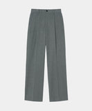 WOOL ONE TUCK SLACKS