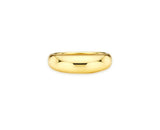 Champagne Full Moon Silver Clean Ring