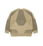 Paneled Mixed Knit Sweater