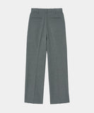 WOOL ONE TUCK SLACKS
