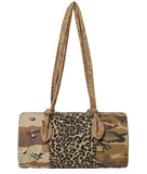 Pattern Mixed Duffle Bag