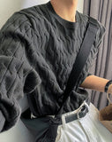 Cable long sleeve knit