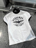 Printing Ringer Short Sleeve Tee