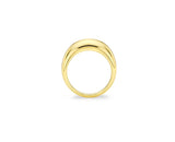 Champagne Full Moon Silver Clean Ring