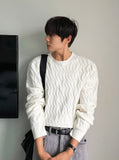 Cable long sleeve knit