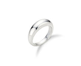 Champagne Full Moon Silver Clean Ring