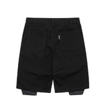 Double Knee Paneled Shorts