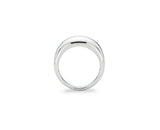 Champagne Full Moon Silver Clean Ring